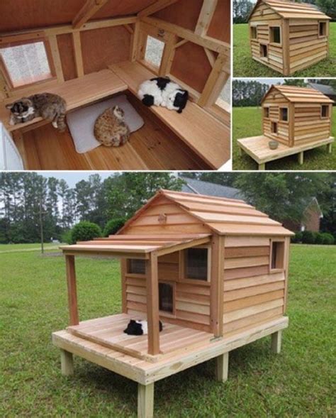 52 Diy Outdoor Cat House Ideas For Winters And Summer Cat House Diy