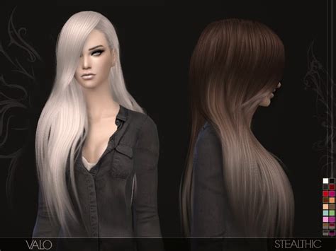 My Sims 4 Blog Stealthic Valo Hair For Females