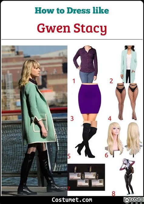 Gwen Stacy Costume For Cosplay And Halloween