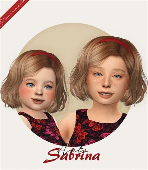 Antos Sabrina Hair Acc For Kids And Toddlers At Simiracle Sims 4 Updates