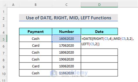 How To Convert Number To Date In Excel Exceldemy