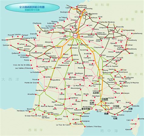 Carte De France Tgv ≡ Voyage Carte Plan