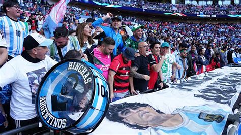 El Emotivo Homenaje A Diego Maradona En La Finalissima Entre Argentina E Italia Superdeportivo