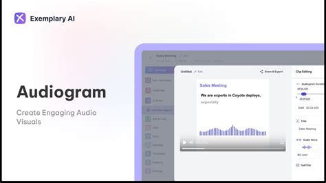 How To Create Audiograms Exemplary Ai Youtube