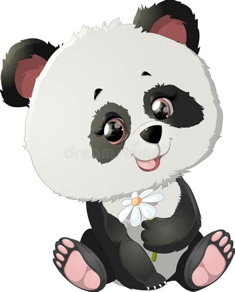 Cute Panda Bear Illustrations Stock Vector Illustration Of Animal
