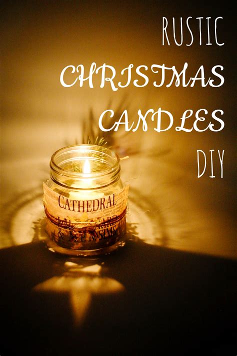 Make These Rustic Christmas Candles Hello Scarlett Blog