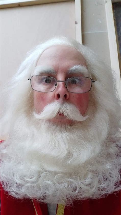 2020 New Custom Made Smooth Yak Hair Santa Claus Full Lace Wig Beard