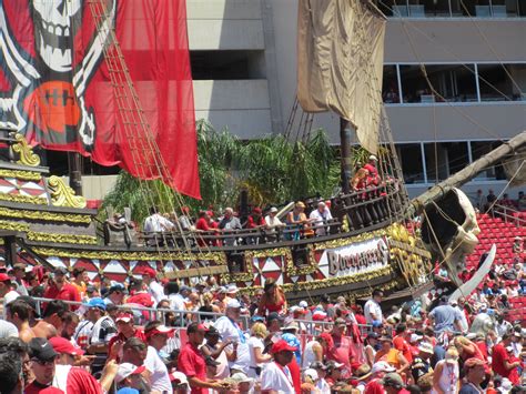 Pirate Ship At Raymond James Stadium Home Of The Tampa Bay Buccaneers