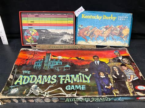 Adams Family & Kentucky Derby vintage games | Live and Online Auctions
