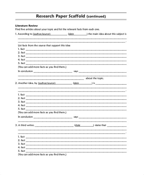 Free 6 Sample Research Paper Outline Templates In Pdf Ms Word
