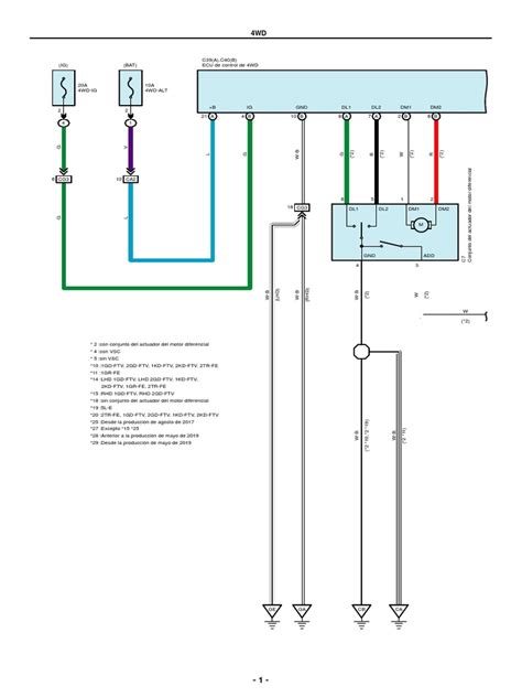 Hilux 1gd Ftv 2017 Diagrama Electrico 4wd Pdf Bienes Manufacturados