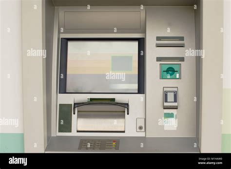 Atm Banking Machine Stock Photo Alamy