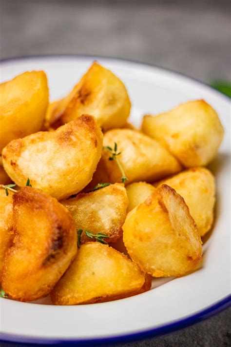 My Guide To Making Perfect Roast Potatoes Soft On This Inside And Hot