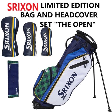 srixon limited edition “the open ” bag and headcovers set golf gear raffles