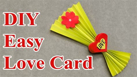 How To Make A Love Card For Loved Ones I Love You Card Ideas Love
