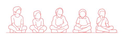 How do you draw a person? Children | Kids Dimensions & Drawings | Dimensions.Guide
