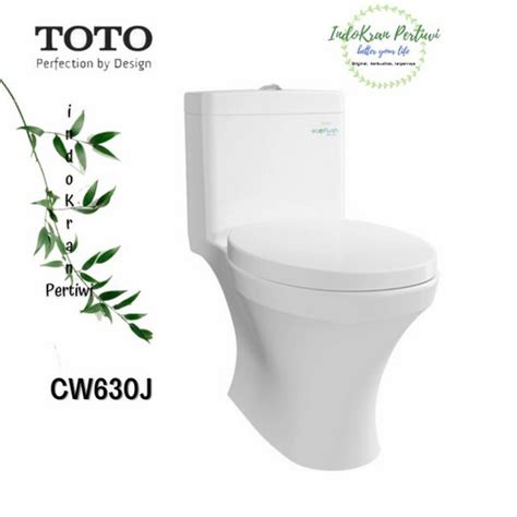 Jual Closet Duduk Toto Cw630j Komplit One Piece Toilet As 22cm