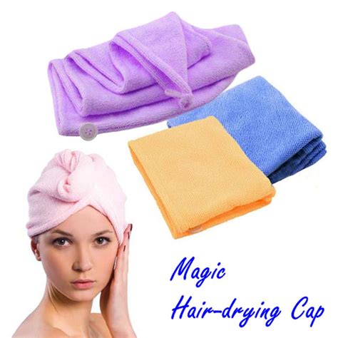 1pc Magic Hair Drying Cap Hat Hair Towel Hair Quick Drying Bath Towel