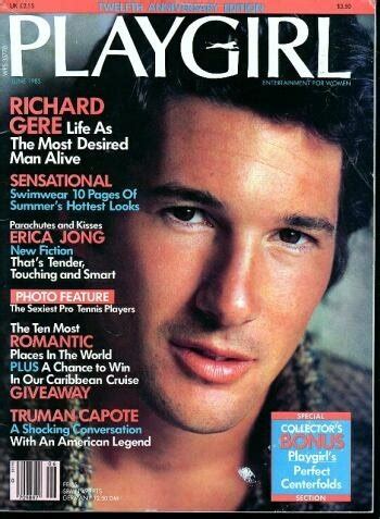 Playgirl Magazine June Beautiful Richard Gere Cover Sexiest Pro Tennis Players Brian