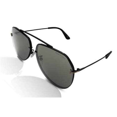 Tom Ford Ft0795 H Russel 02 Mens Sunglasses 01a Blackgrey Genuine Style