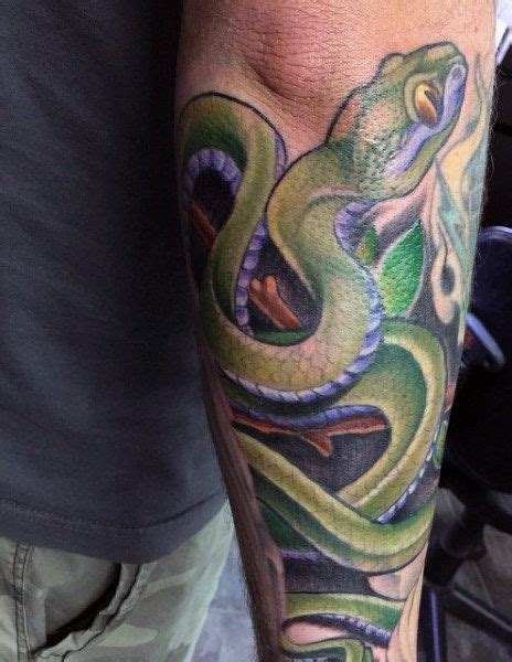 70 Snake Tattoos For Men Venomous Bite Of Idea Inspiration Japanese