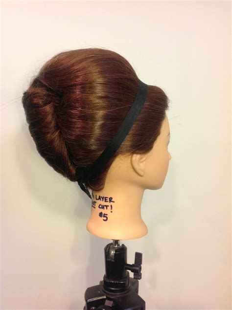 Classic French Twist Side French Twist Roll Hairstyle Bouffant Hair