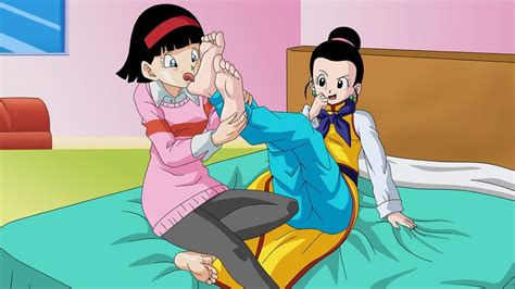 Videl Worshipping Chi Chi S Smelly Feet By Kazutheking Dragon Ball Art