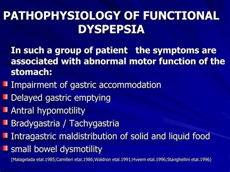 PPT FUNCTIONAL DYSPEPSIA PowerPoint Presentation Free Download ID