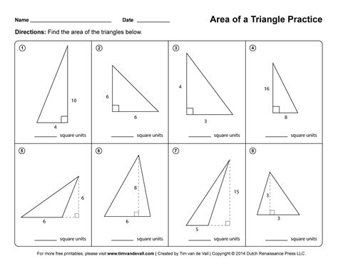 Scopri ricette, idee per la casa, consigli di stile e altre idee da provare. area of a triangle worksheet - Google Search | Triangle ...