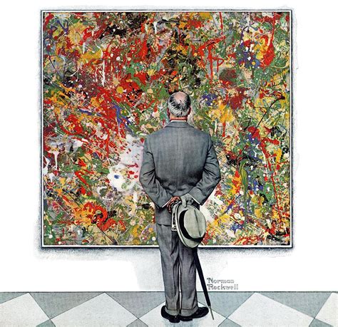 Art Connoisseur Painting By Norman Rockwell Pixels