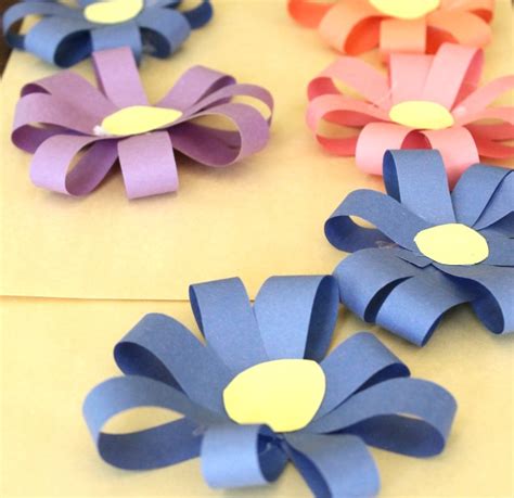 Easy Construction Paper Crafts Flowers All Round Hobby