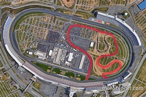 Nascar Stages Road Course Test At Charlotte Motor Speedway