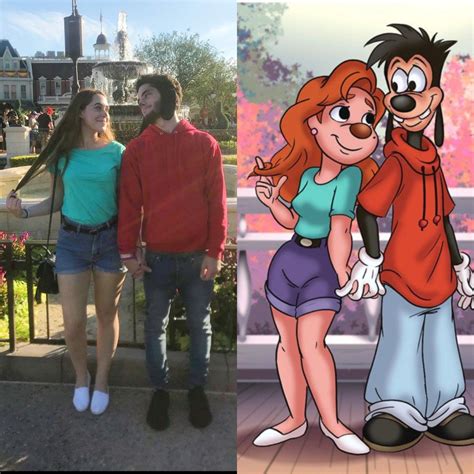 Max And Roxanne Couple Costume From Goofy Movie Disneyworld Outfits