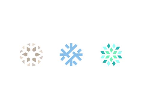 Logo Snowflake Exploration A By Monome On Dribbble