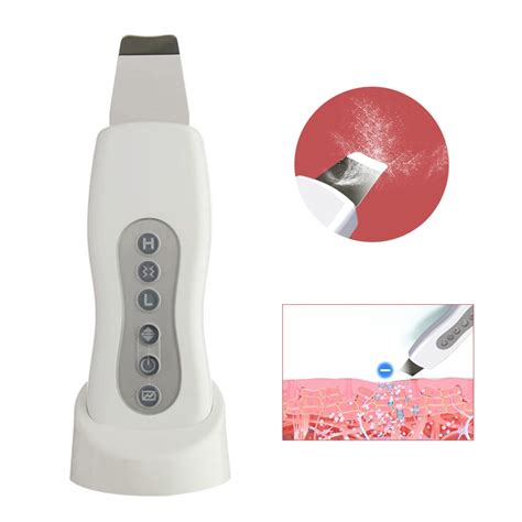 Ultrasonic Face Skin Cleaner Skin Scrubber Facial Sonic Pores Cleaning
