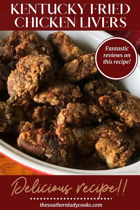 Chef jeb, i love this liver recipe. KENTUCKY FRIED CHICKEN LIVERS | Liver recipes, Chicken ...