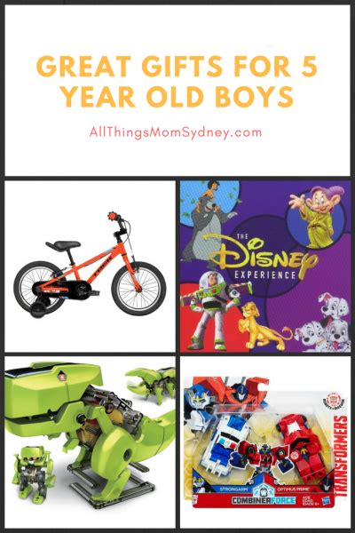 Ideas for great gifts is a place where you can find cool stuff, save tons of money, and truly have fun shopping. Gifts for 5 year old boys - presents for the big little boys