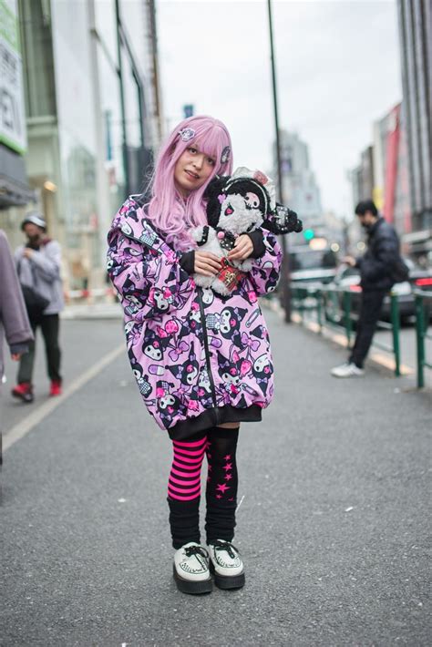Yami Kawaii Menhera Outfit Fashion Puffer Jacket Outfit Outfits