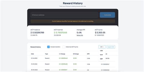 Lido On Twitter Our Rewards Dashboard Comes With A Fresh Update