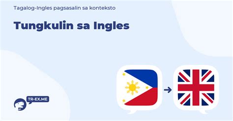 Tungkulin Meaning In English Filipino To English Translation
