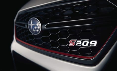 Subaru Tecnica International To Debut The Sti S209 At 2019 North
