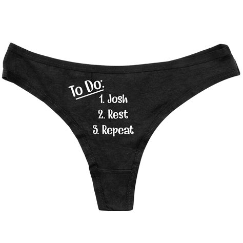 To Do Thong Property Of Thongs Funny Panties Women S Etsy