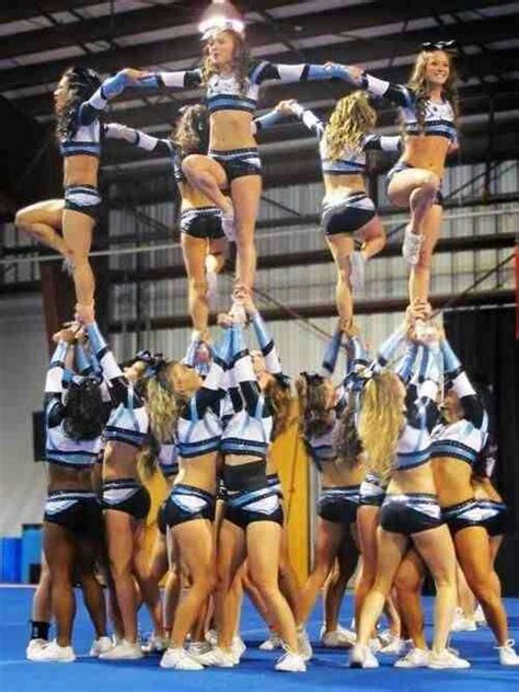 I Love This Creativity Of A Stunt Formation Genius Cheerleading