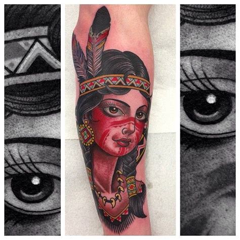 My Indian Girl Tattoo By Xam Indian Girl Tattoos Indian Girls Portrait Tattoo Skull Fine Art