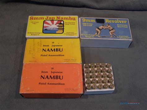 8mm Nambu And 9mm Japanese Ammo For Sale At 979717940