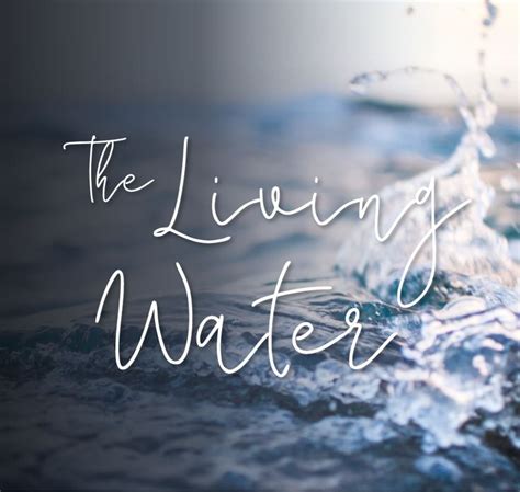 The Living Water Cross Of Christ