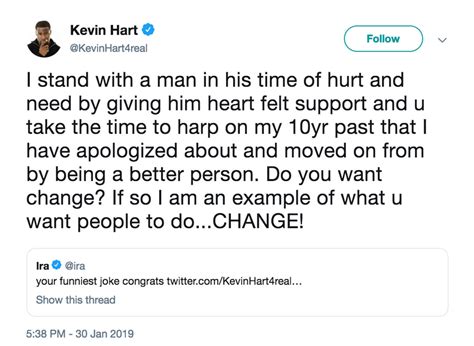 Kevin Hart Speaks Out After Facing Backlash For Tweeting His Support