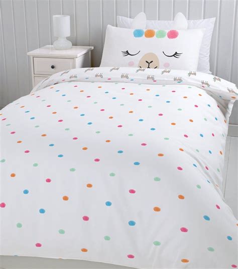 Check spelling or type a new query. Off White Llama Print Cotton Single Duvet Set | Bedroom ...