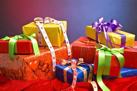 Christmas Presents Stock Photo Image Of Group Package 7300488