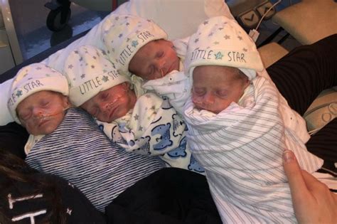 Texas Mom Delivers Rare Identical Quadruplets